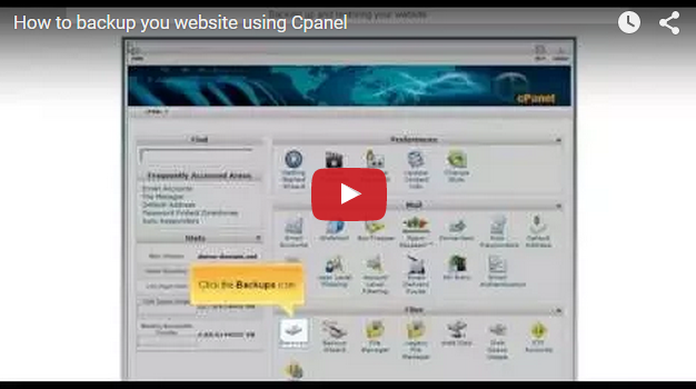 How to backup your website using Cpanel