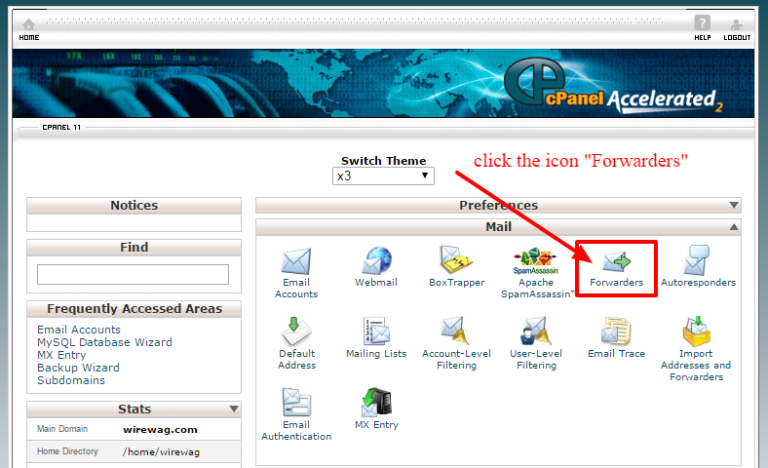 How to Create Email Forwarders in Cpanel | creativeON