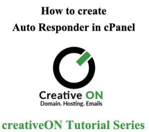 How to Create an Auto Responders in cPanel