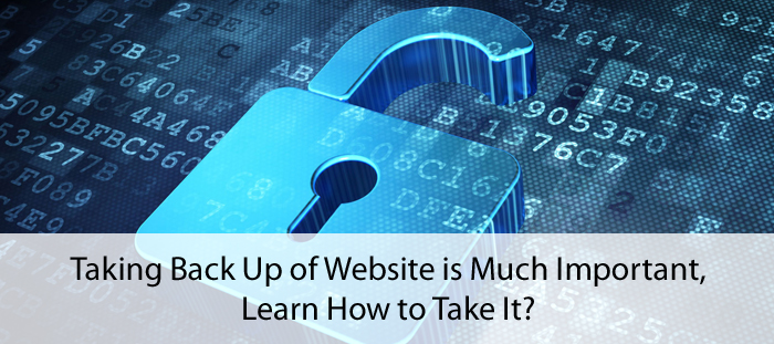 Taking Back Up Of Website Is Much Important