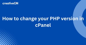 How to change your PHP versions in cPanel