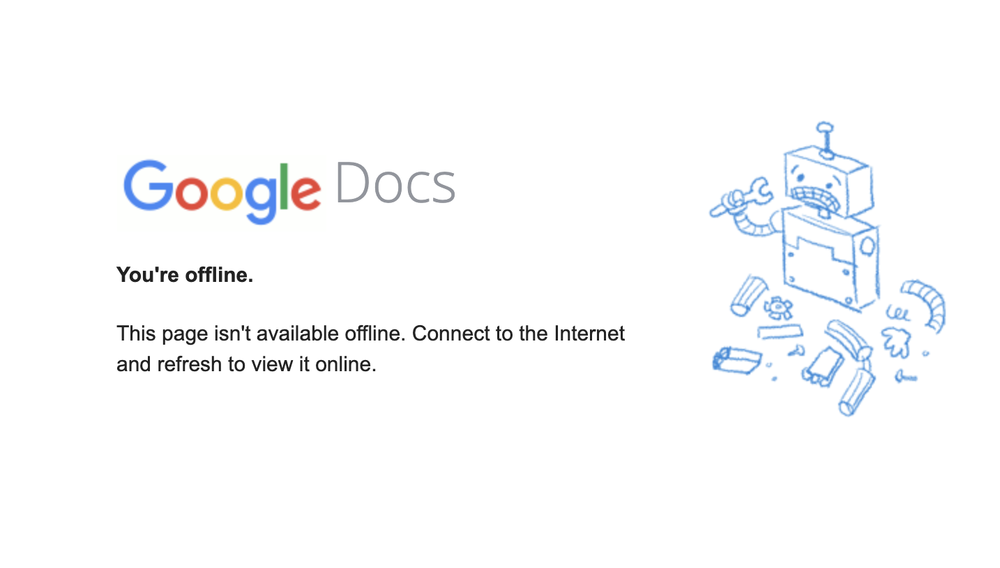 Google Docs Offline (Yes, Really)