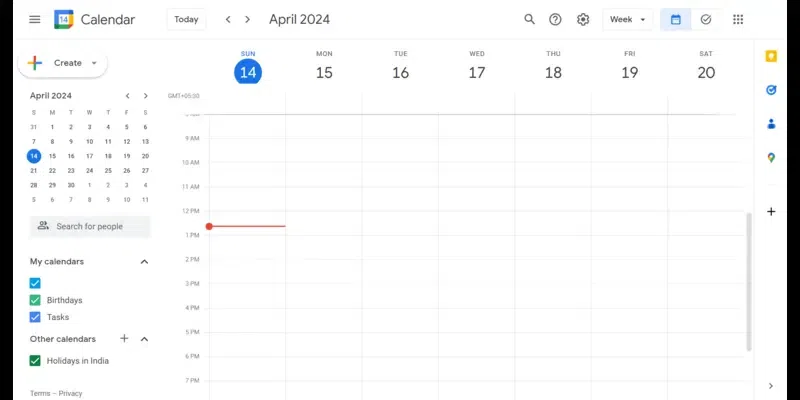 google calendar Time Management