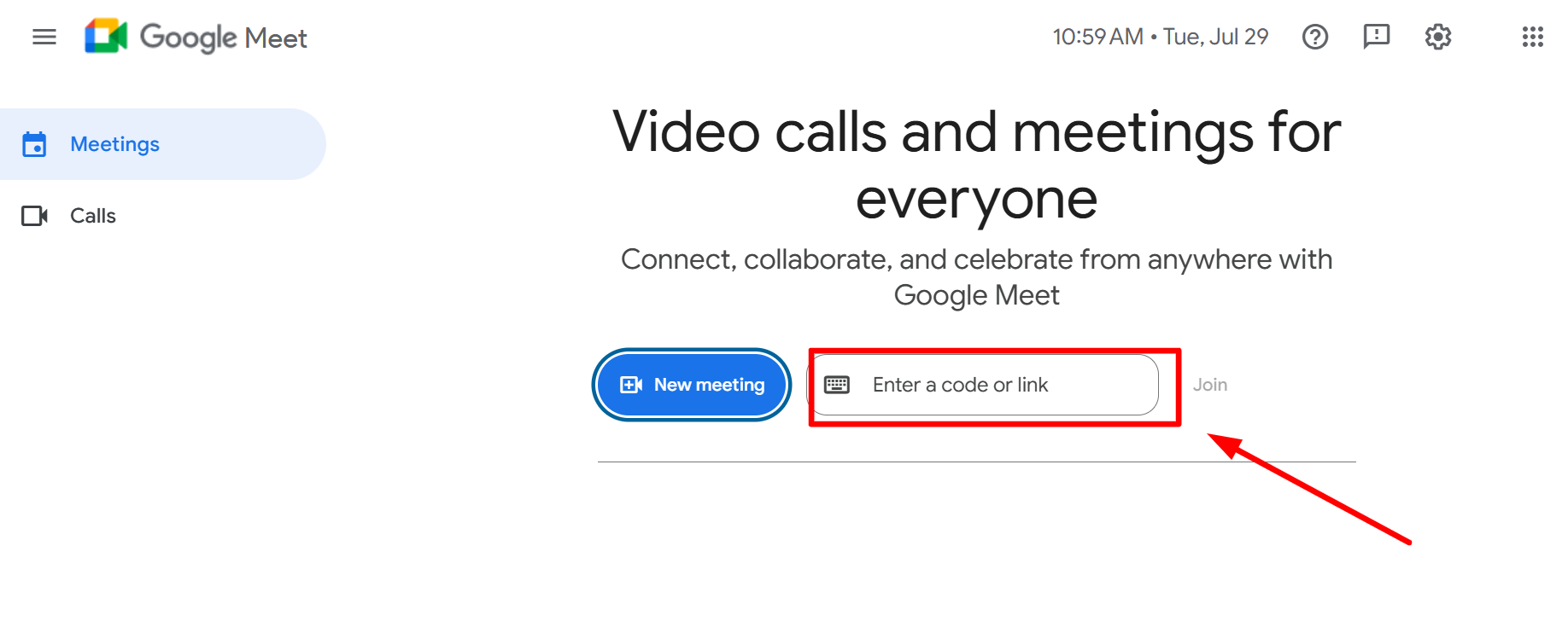 enter code on it