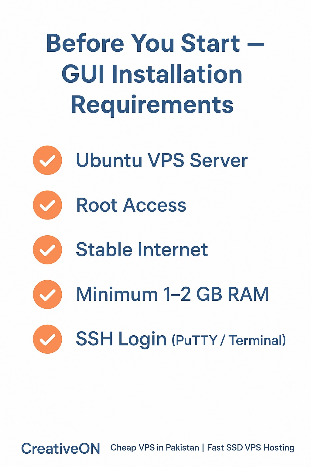 before you start GUI