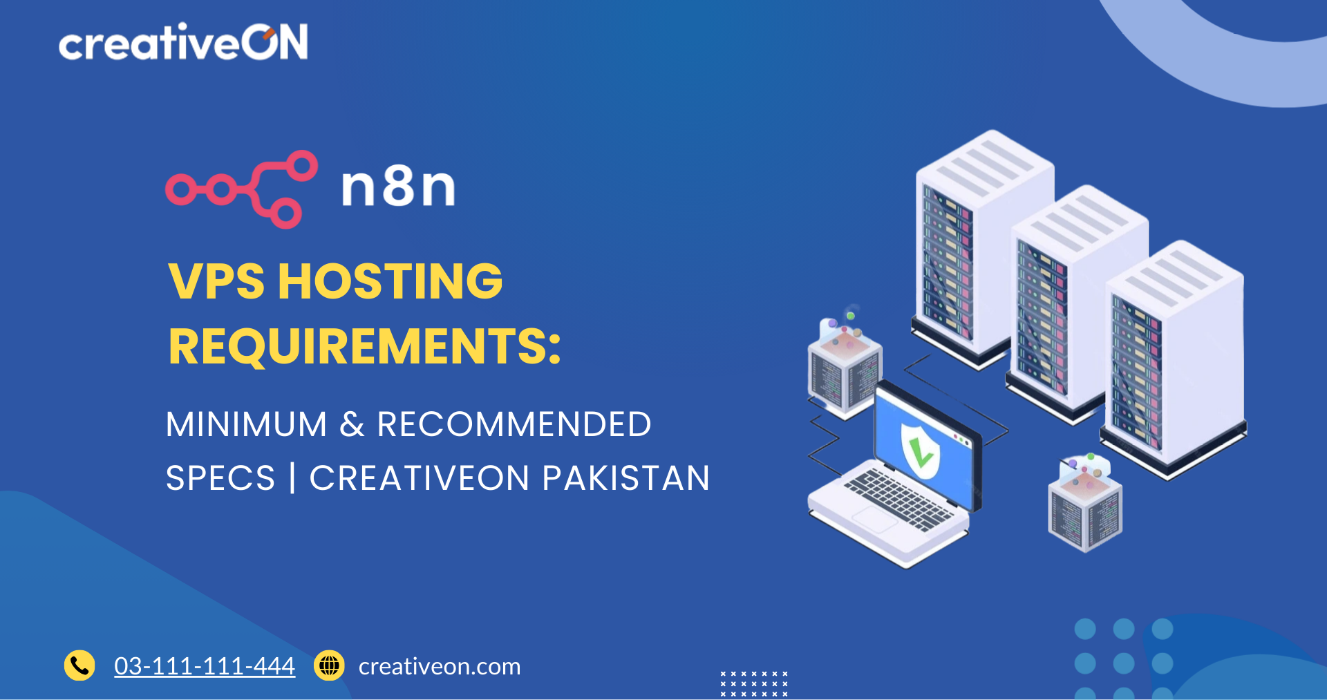 n8n VPS Hosting Requirements: Minimum & Recommended Specs | CreativeON Pakistan