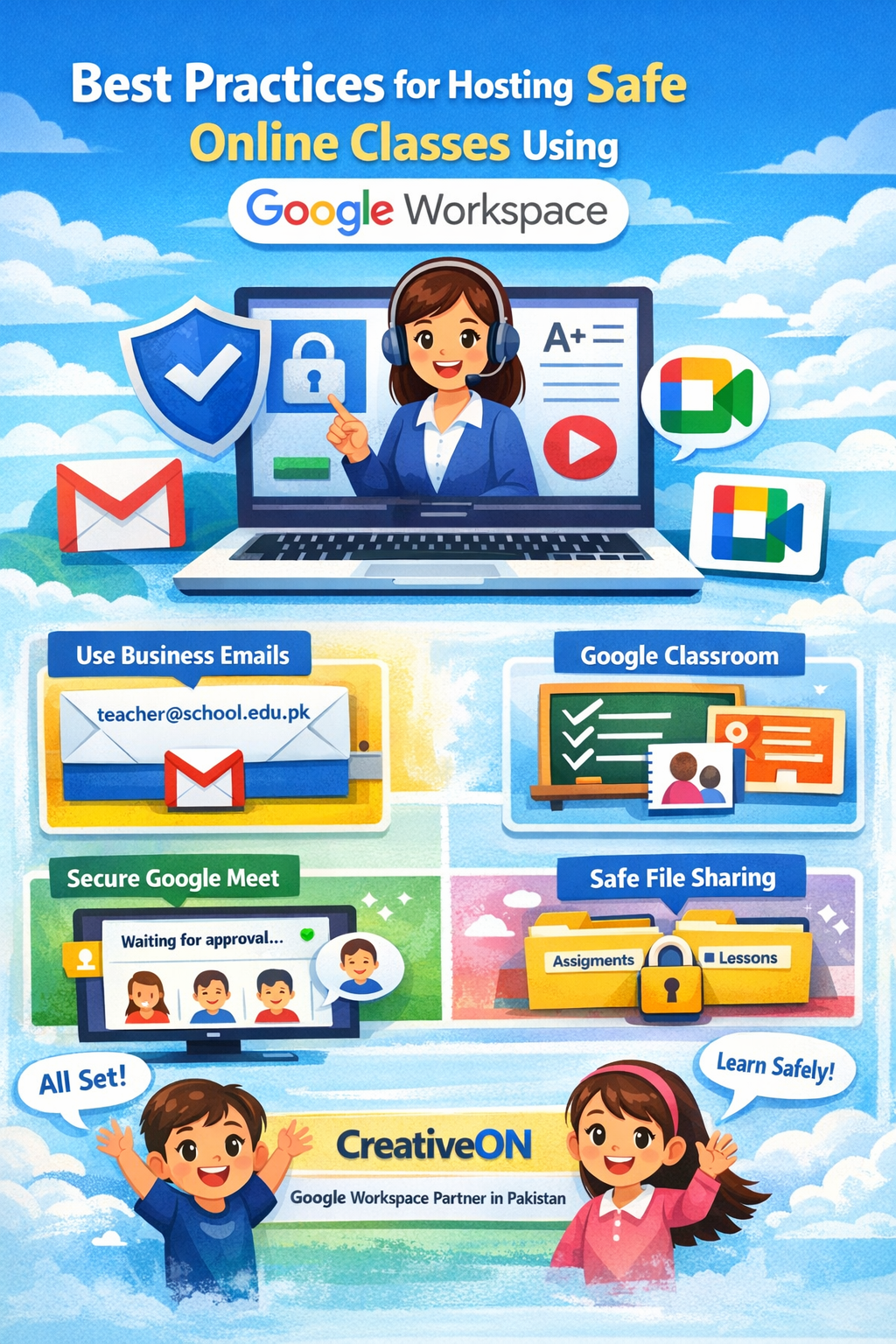 hosting online classes using google workspace