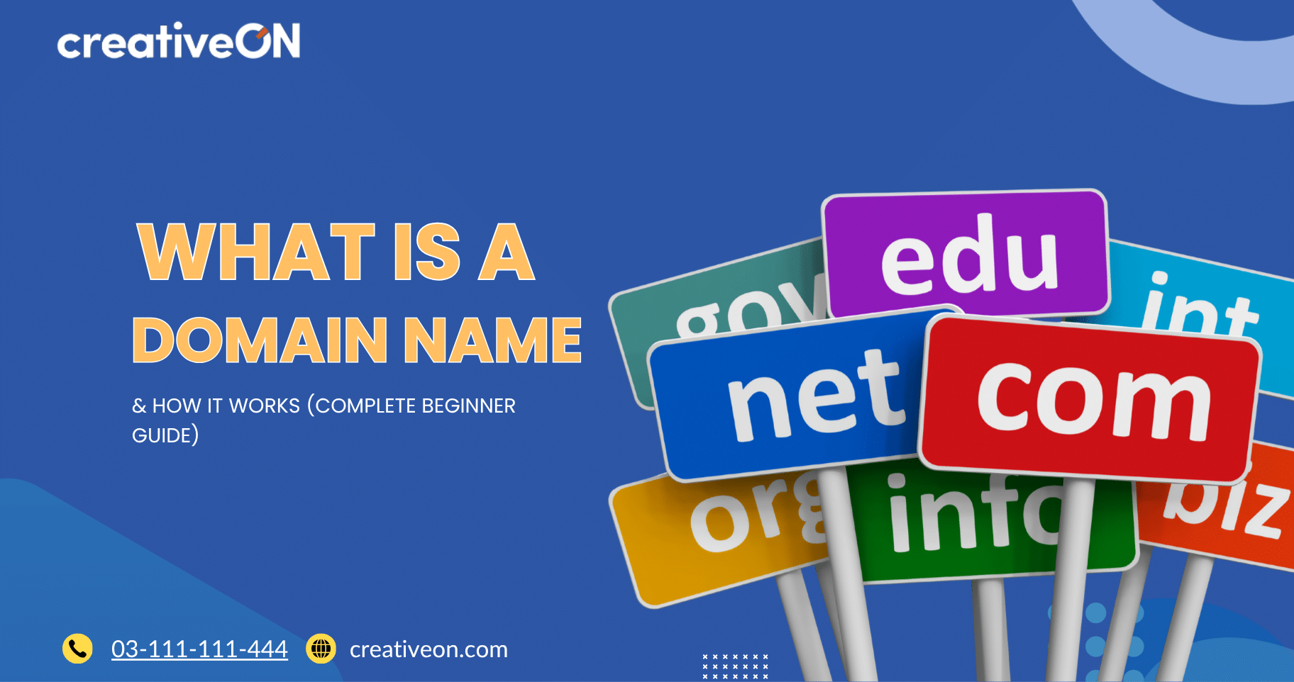 What is a Domain Name & How It Works (Complete Beginner Guide)