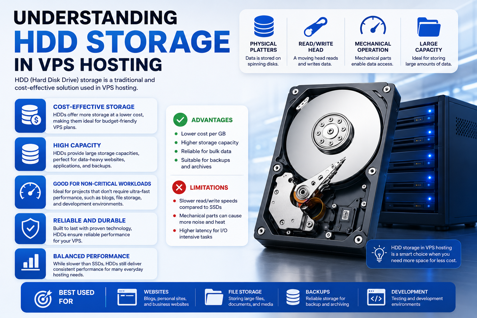 Understanding HDD Storage in VPS Hosting