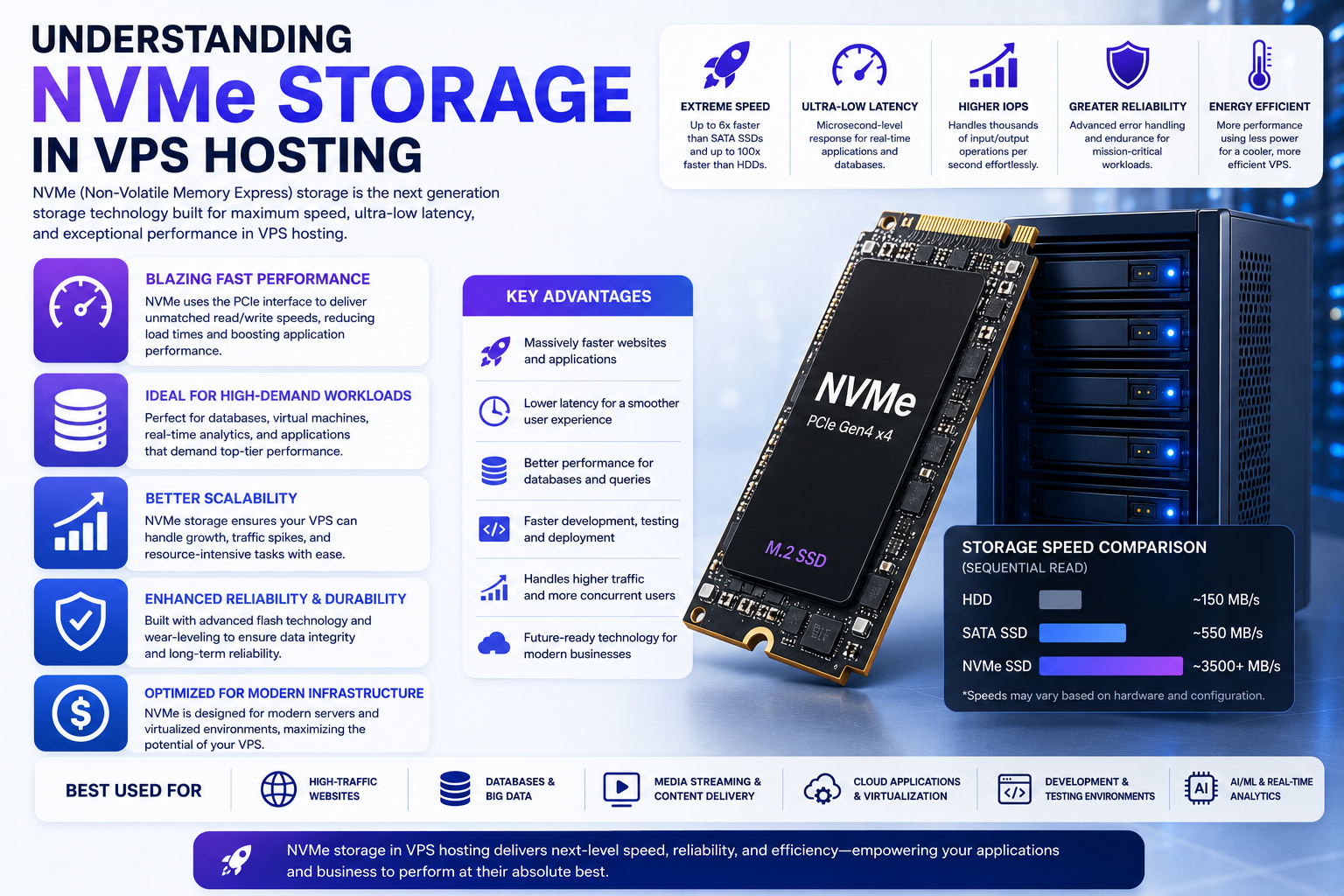 Understanding NVMe Storage in VPS Hosting