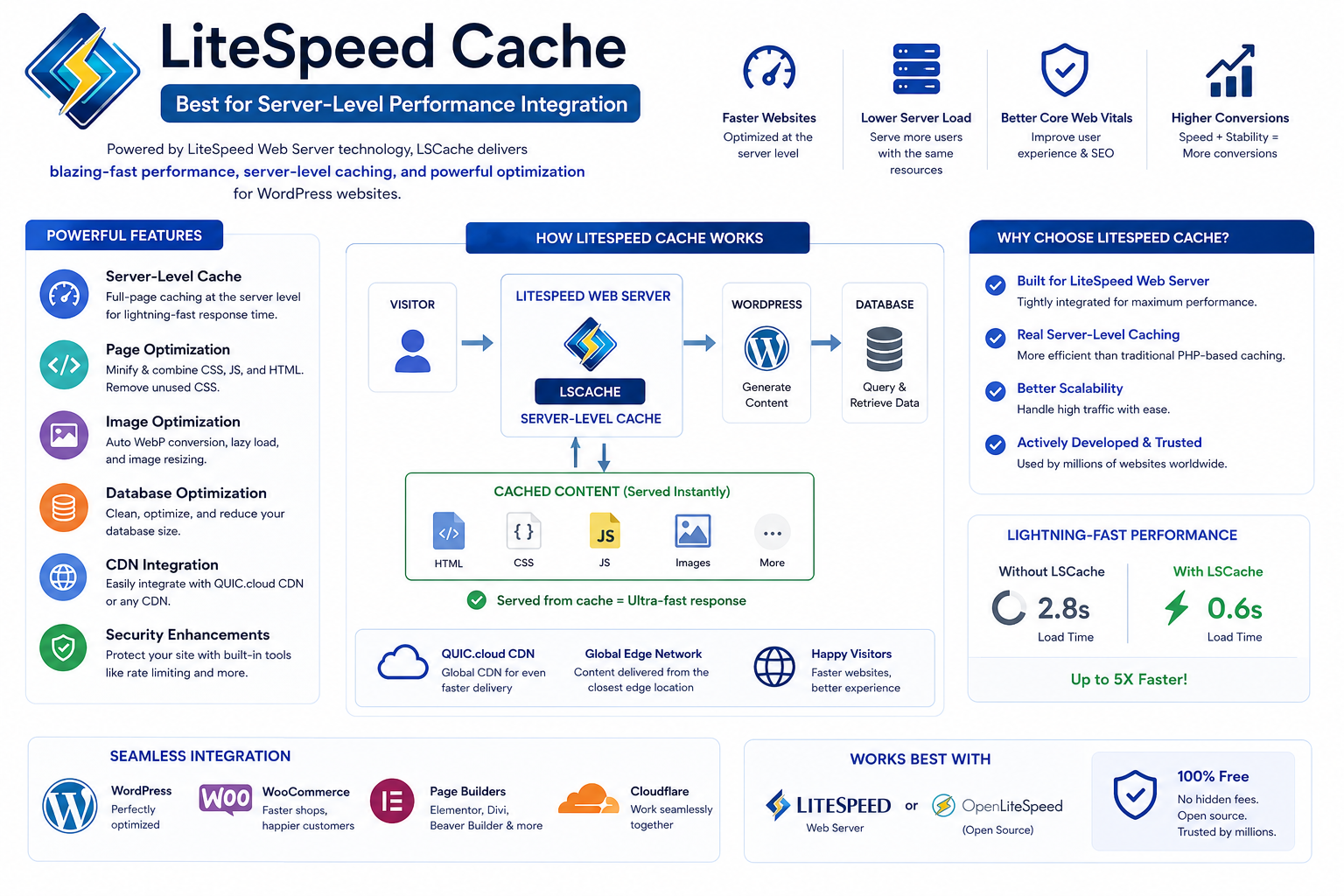 LiteSpeed Cache (Best for Server-Level Performance Integration)
