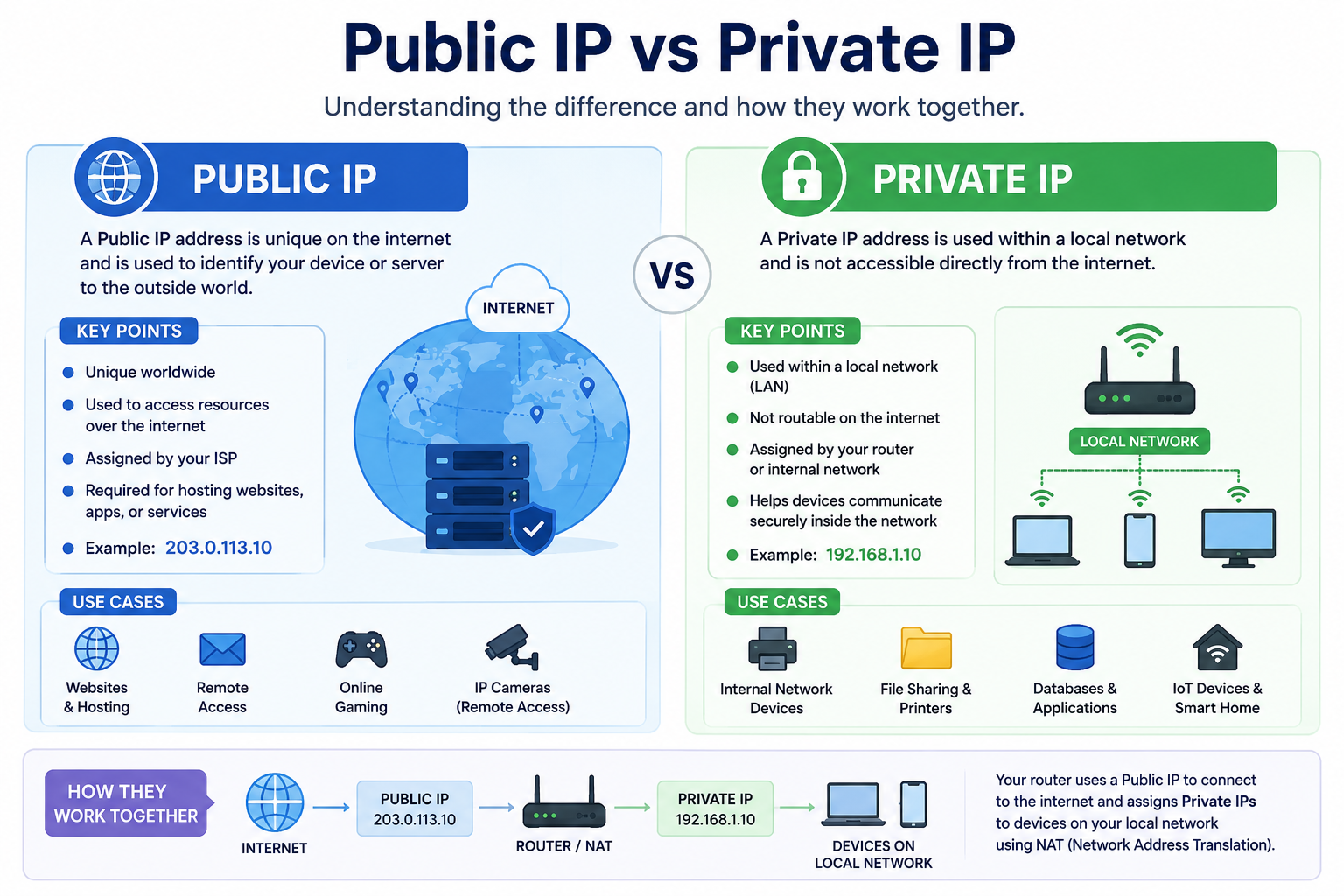 Public IP vs Private IP