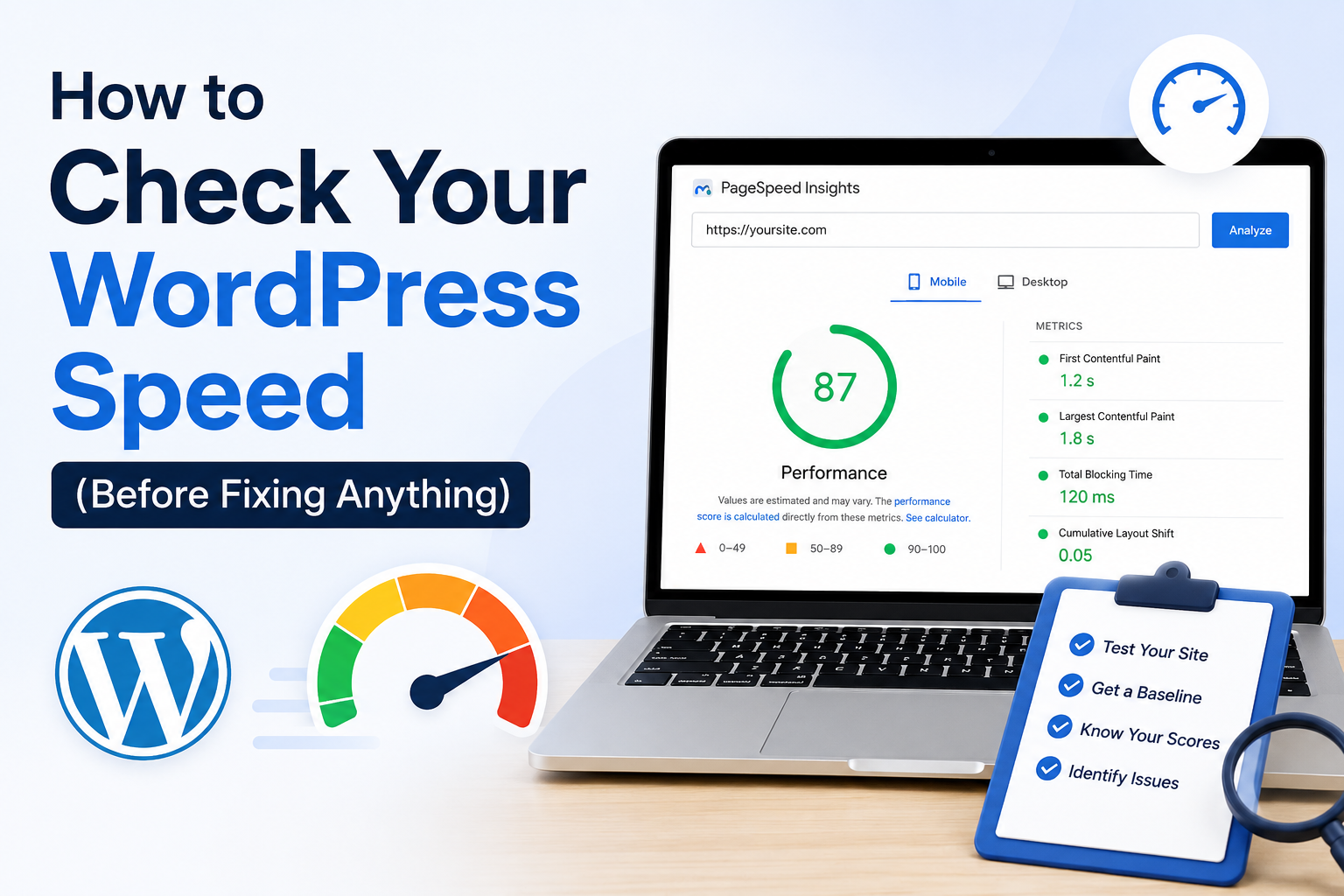 How to Check Your WordPress Speed (Before Fixing Anything)