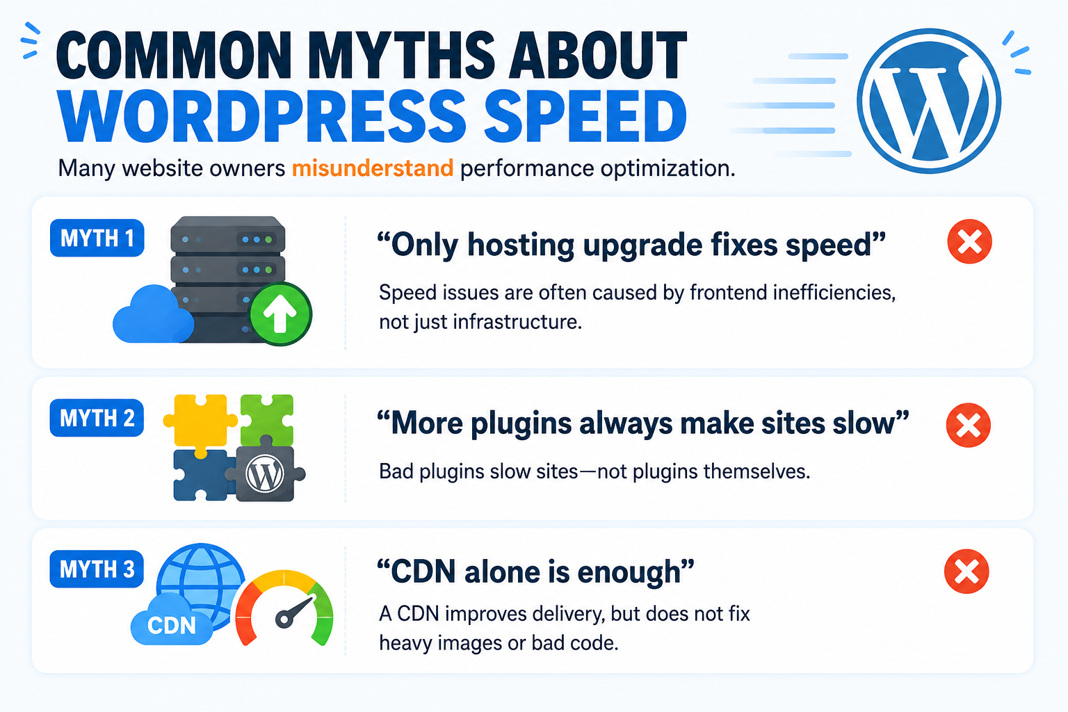 common wordpress myths