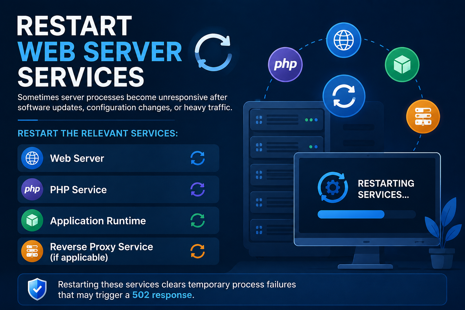 Restart Web Server Services