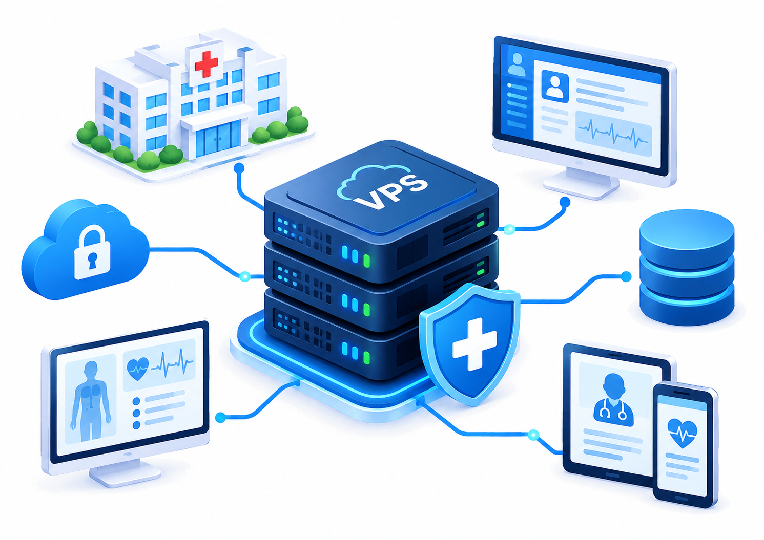 What Is VPS Hosting for Healthcare?
