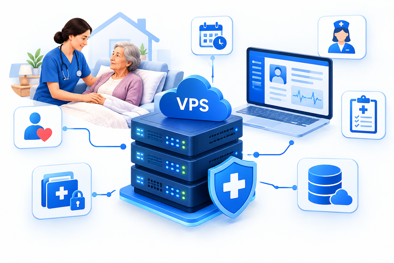 VPS Hosting for Home Nursing Services