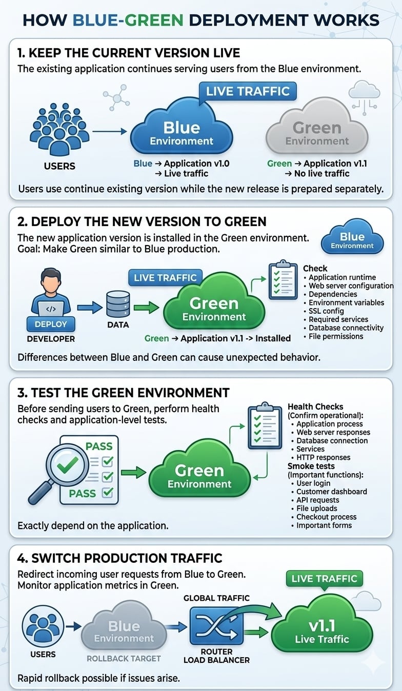 How Blue-Green Deployment Works