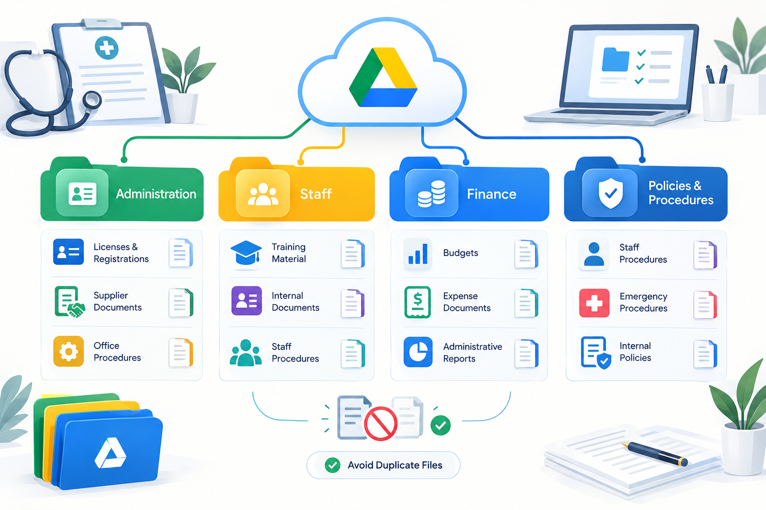 3. Organize Practice Documents With Google Drive