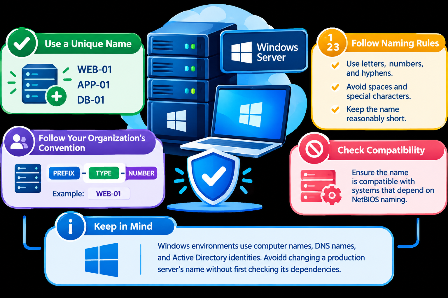 Choose a Valid Windows Server Name