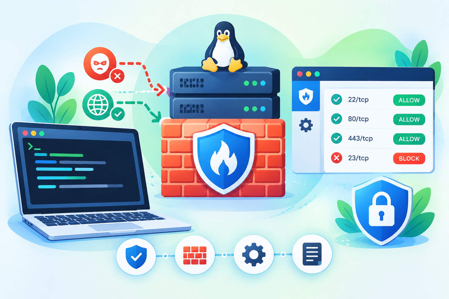 Configure a Linux Firewall