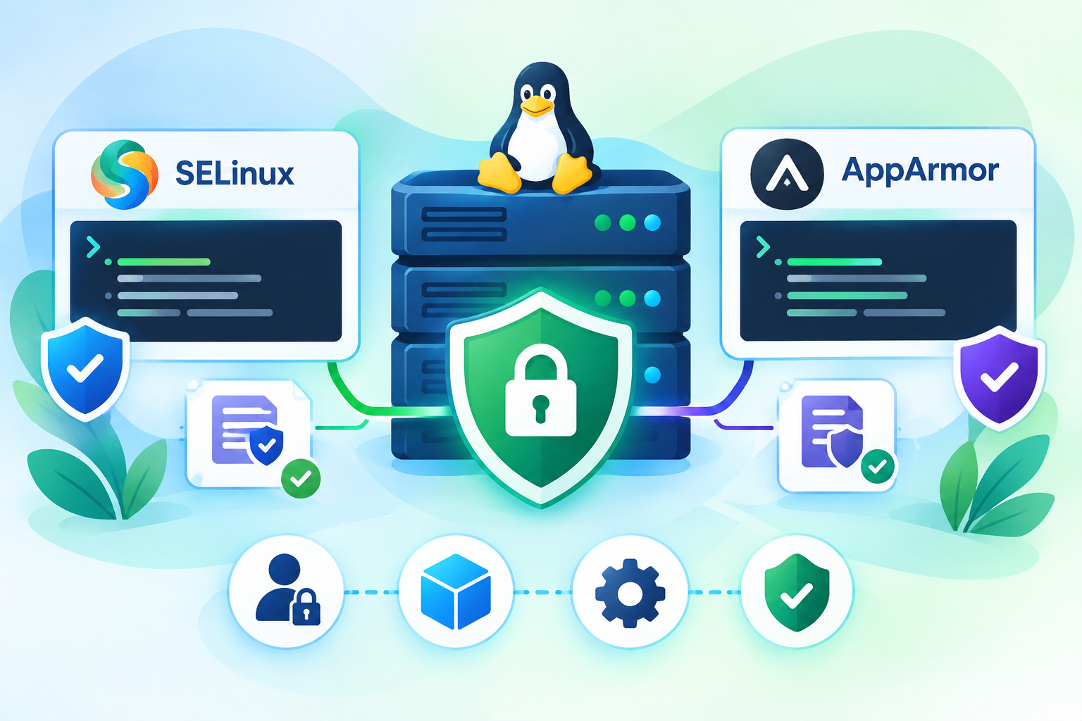 Enable SELinux or AppArmor