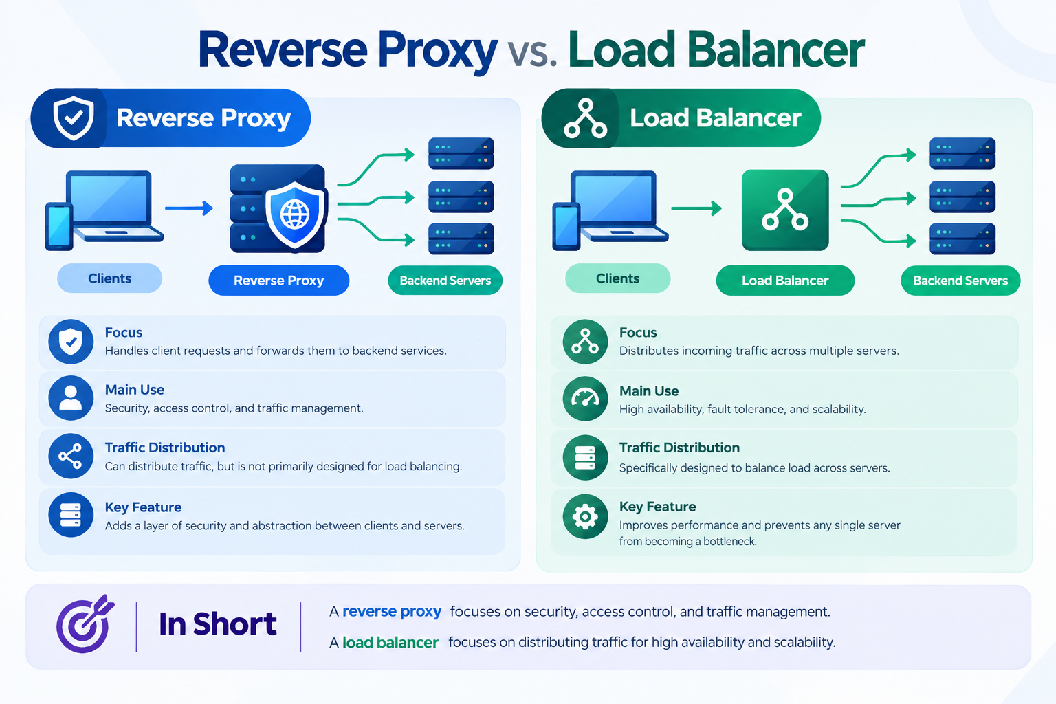 Reverse Proxy vs. Load Balancer