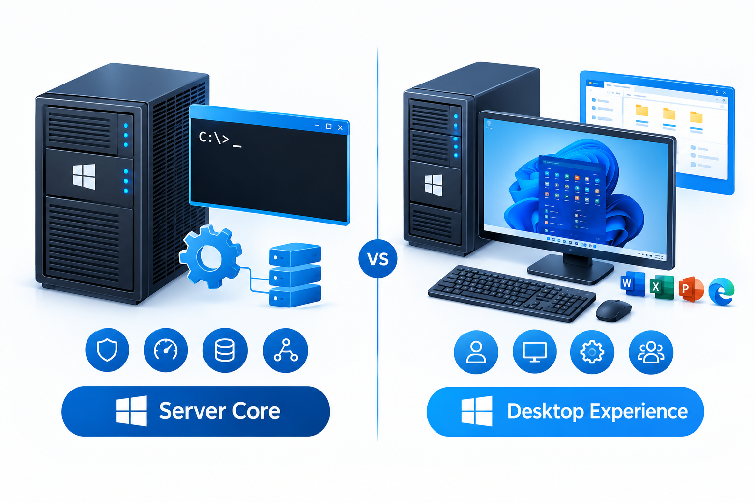 Server Core vs. Desktop Experience