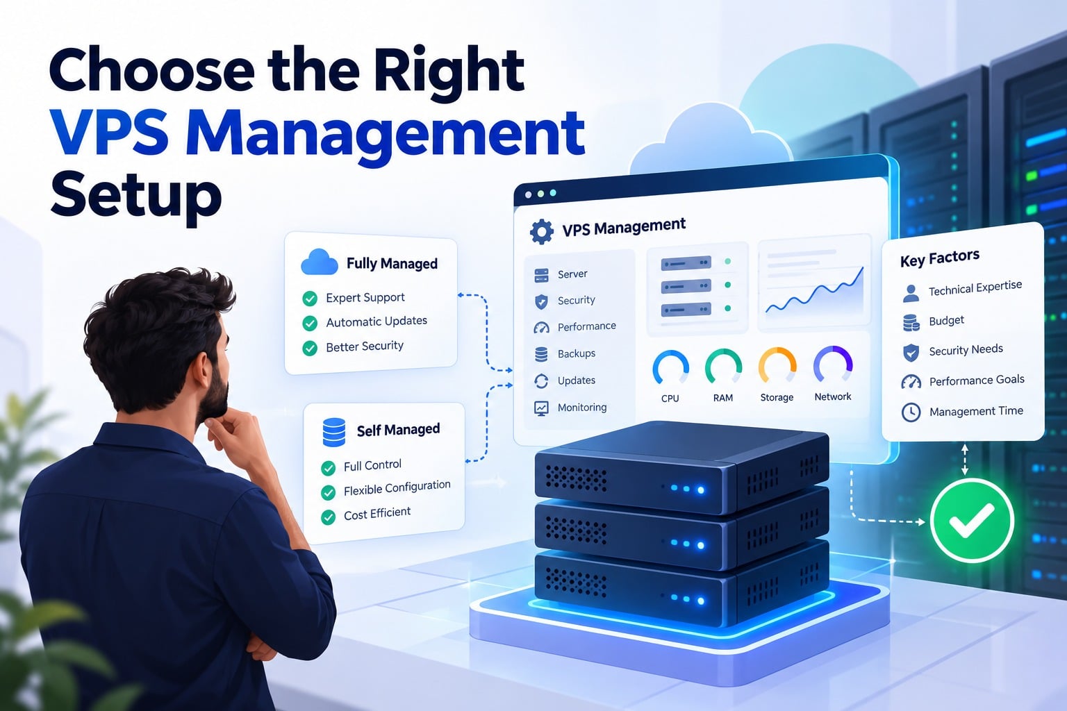 1. Choose the Right VPS Management Setup