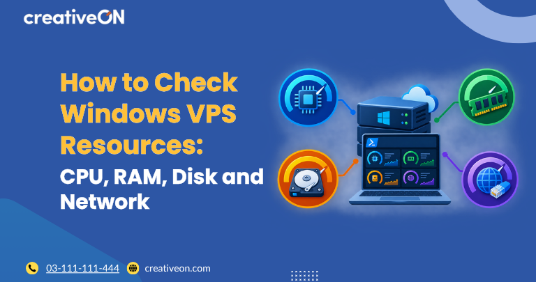 How to Check Windows VPS Resources: CPU, RAM, Disk & Network